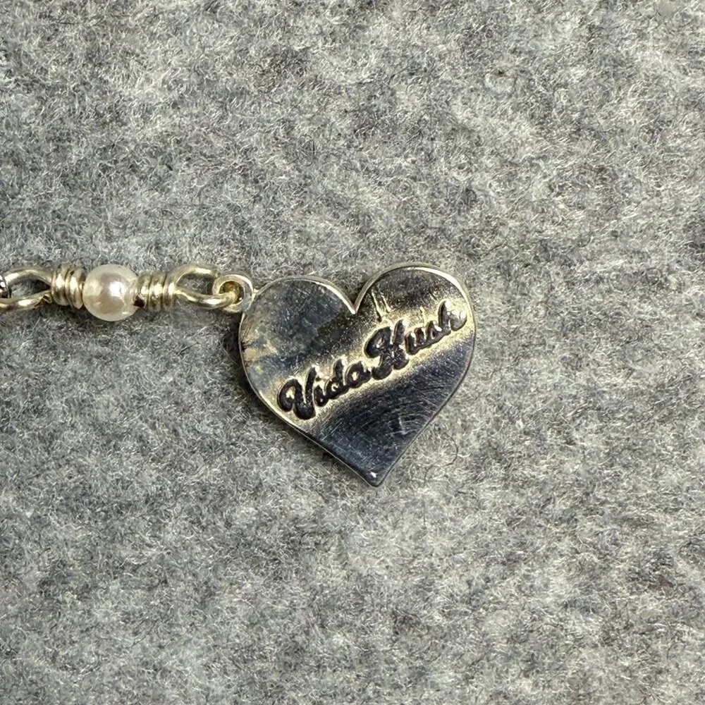 Vida Kush Juicy Heart Chain Necklace 18K Gold plated and Stainless Steel - Picture 4 of 5